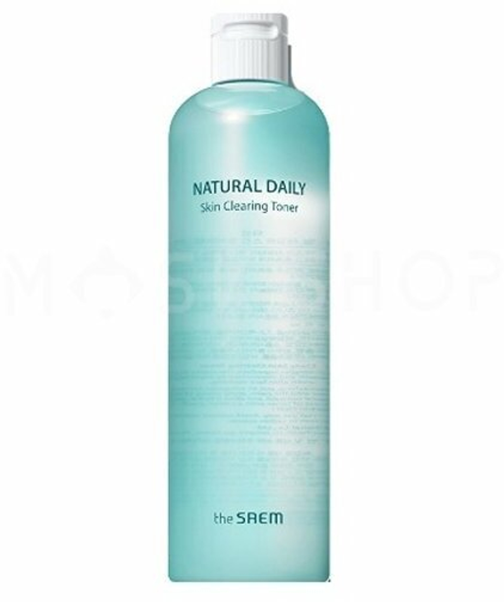 Очищающий тонер для лица , 500 мл | THE SAEM Natural Daily Skin Clearing Toner