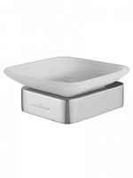 Мыльница с держателем WONZON & WOGHAND LOTTE, Хром (WW-8322)