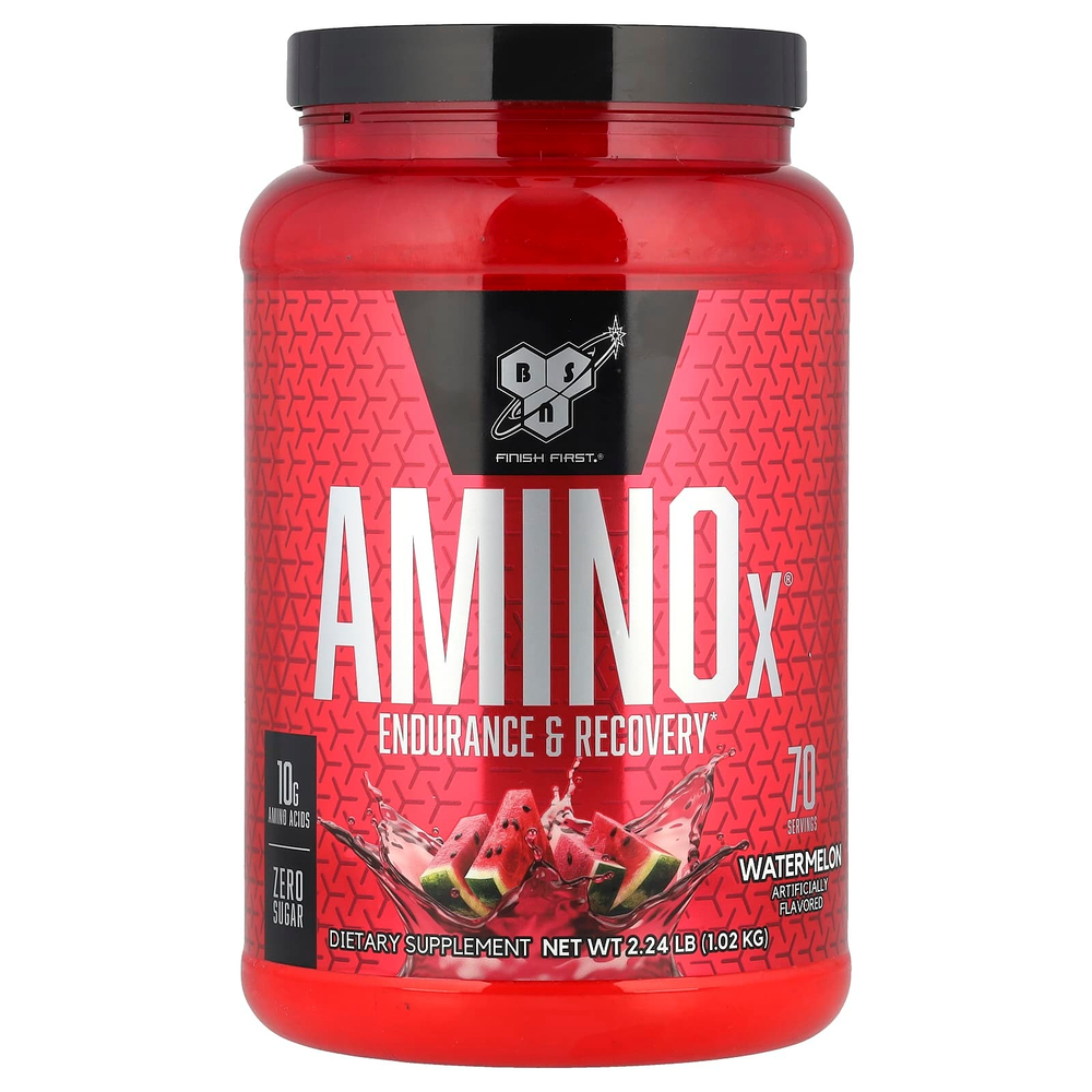 BSN, AminoX, выносливость и восстановление, арбуз, 1,02 кг (2,24 фунта)