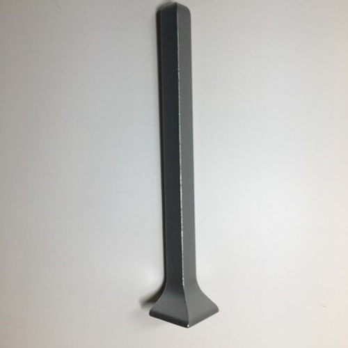 100(м) Наружный угол мет. к пл. 100мм "DO-1" Серебро мат. анод.