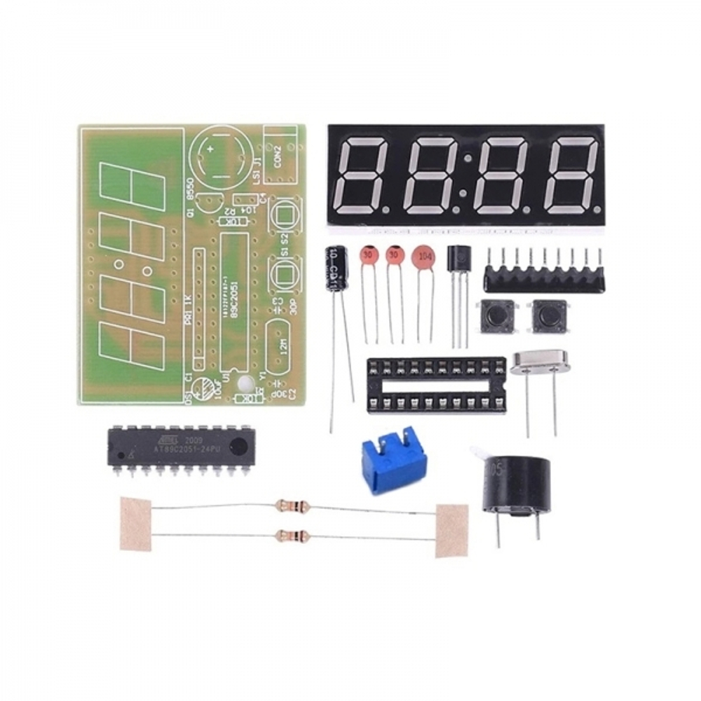 Набор электронщика DIY часы NM7039 (набор для пайки)