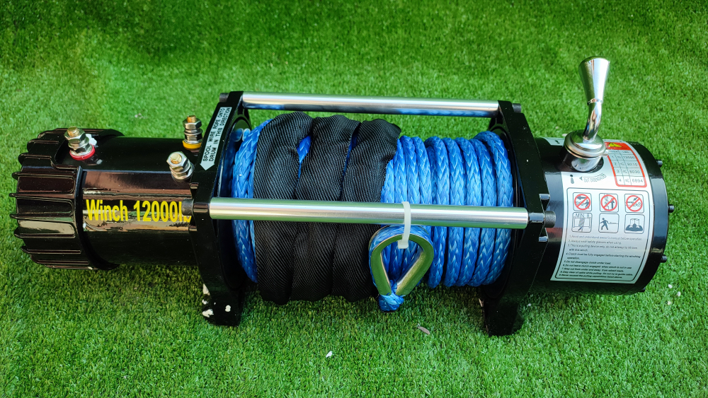 Лебедка 12000 LBS 12В кевларовый трос