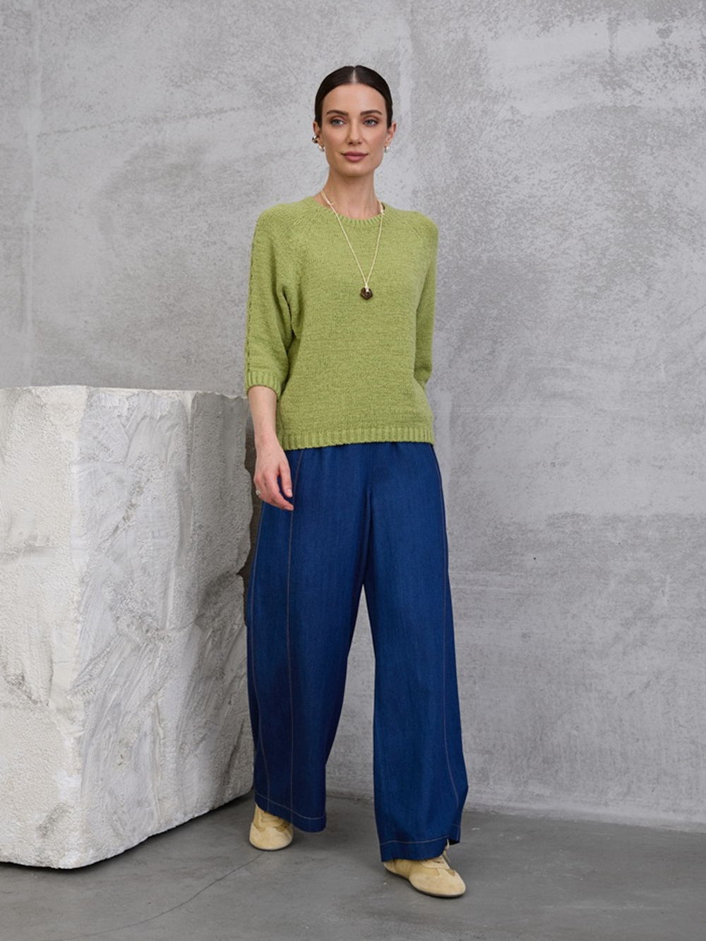 Джемпер 2698 спаржа TINONA