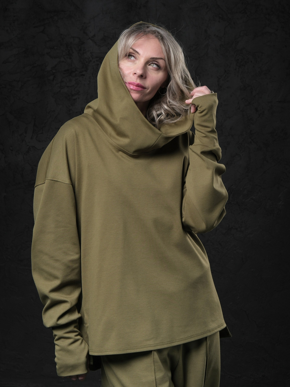 Худи /хвоя+ палаццо + топ в подарок