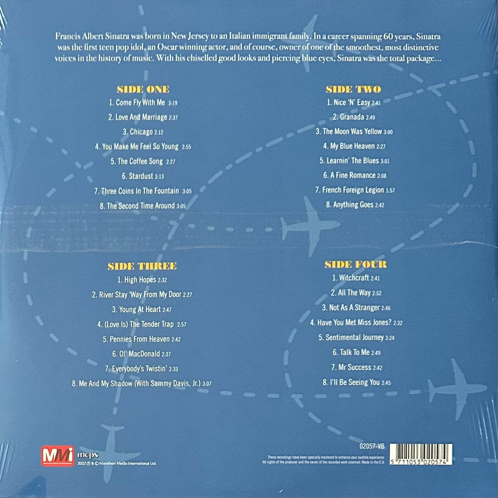 Frank Sinatra ‎– Come Fly With Me 2LP (Европа 2022г.)