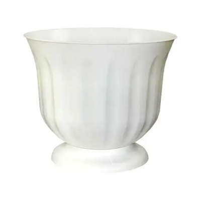 Горшок-Кашпо Фламинго 15л. на под. (белый) (комплект 10 шт)