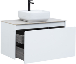 Тумба под раковину Aquanet Nova Lite 90 белый (1 ящик)