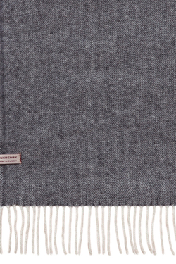 Плед шерстяной 140х200 и саше лаванды Luxberry Lord серый