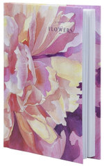 Ежедневник А6 80л. лин. недат. "Акварельный цветок" дизайн тв.облистер 7БЦ, гл.лам. (LITE)
