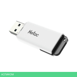 USB Flash-накопитель Netac U185 2.0 16GB белый (NT03U185N-016G-20WH)