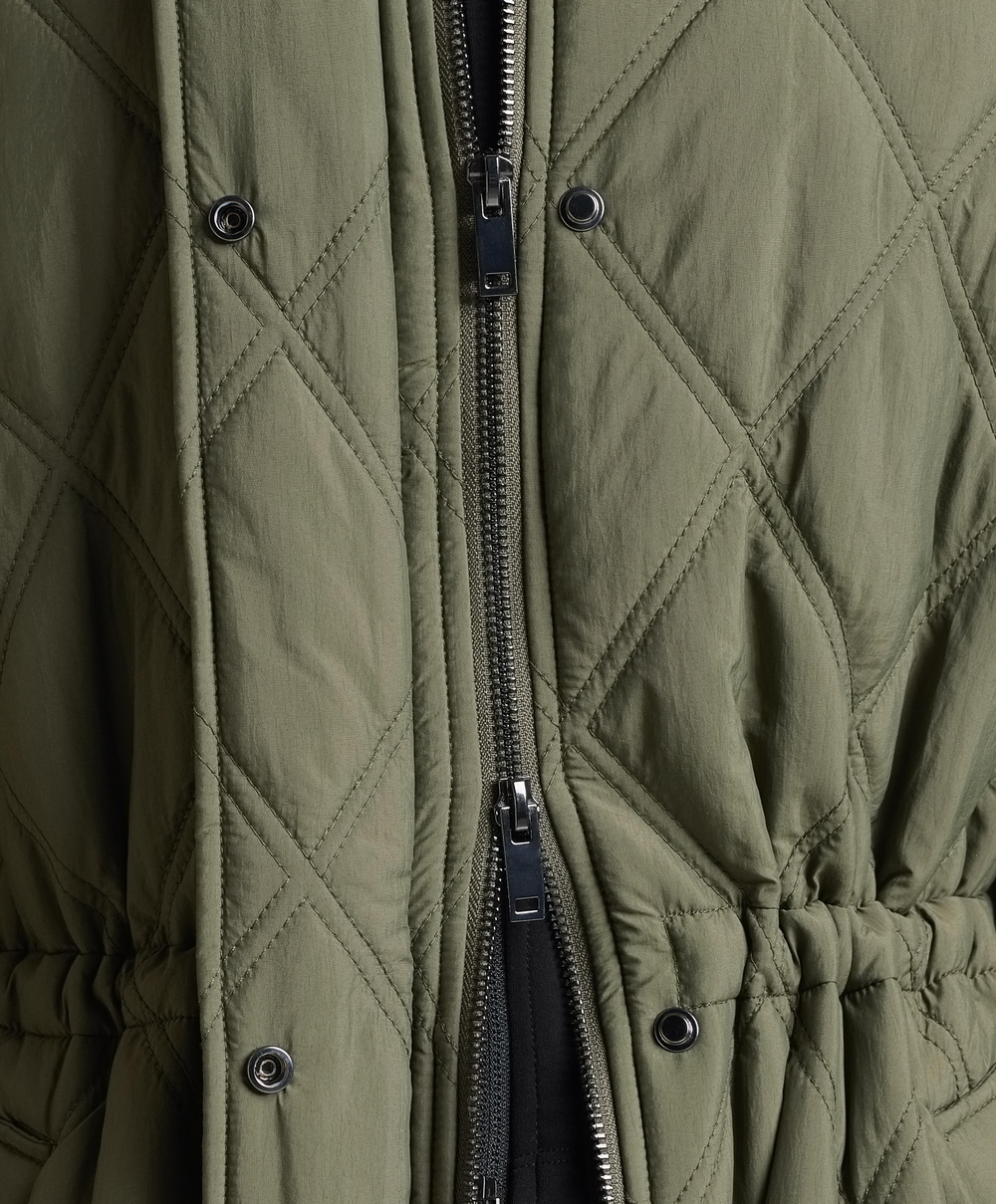 Oysho Водоотталкивающая стеганая куртка FELLEX® AEROGEL, хаки
