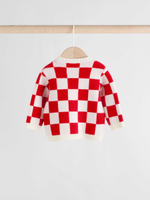 Джемпер и легинсы в комплекте для малышей Next G01-027, Красный, Молочный