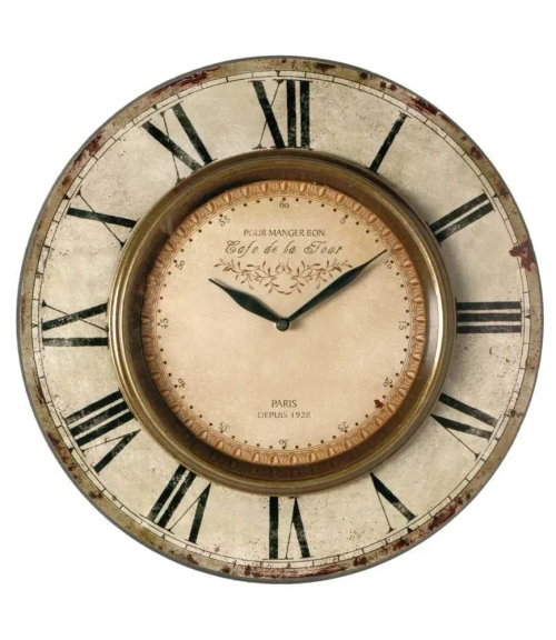 Часы «Café de la Tour» д. 38,5см МДФ,стекло