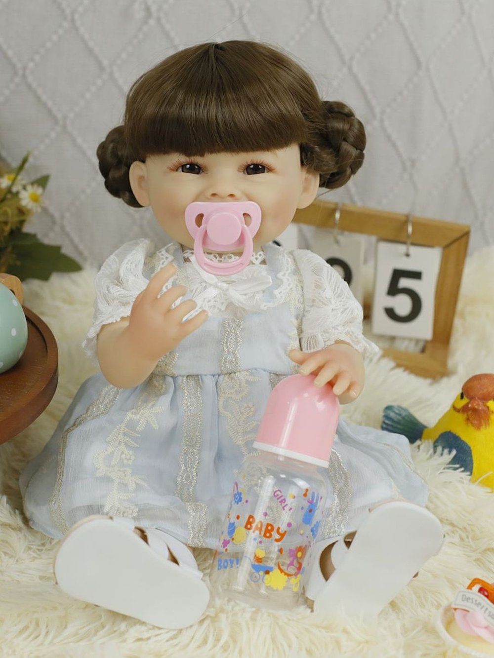 Кукла Реборн виниловая LifeReborn 48см (LR-003)