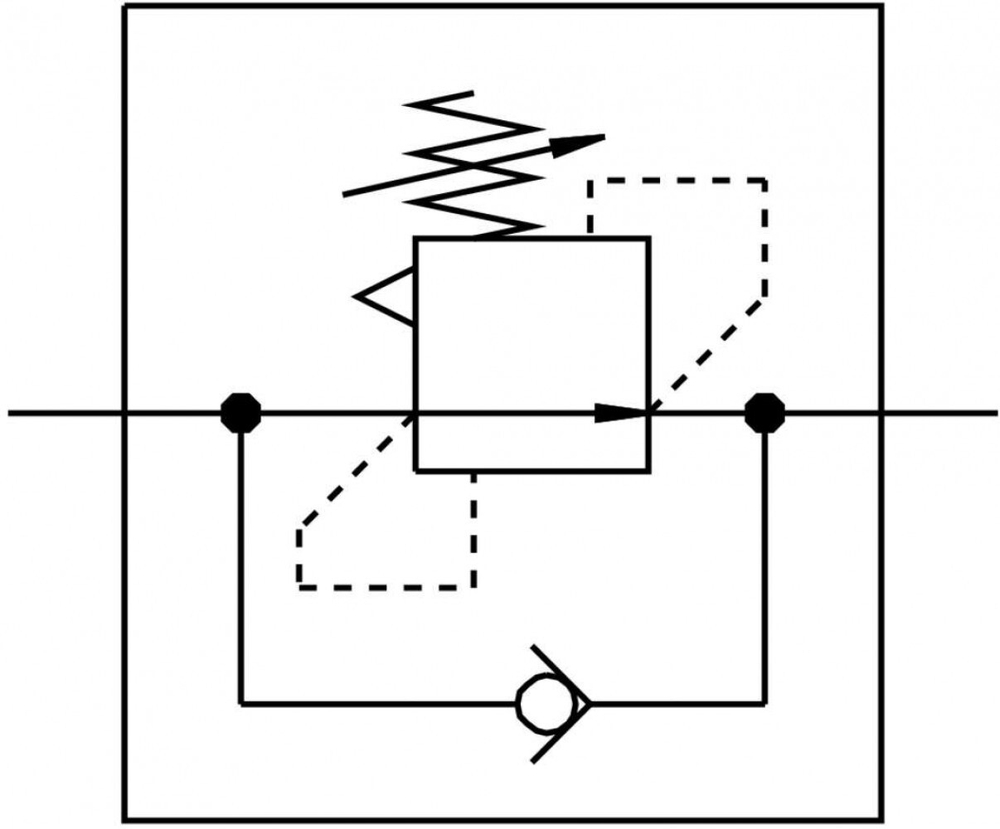 Клапан регулирования перепада давлений Festo LRLL-3/8-QS-12