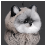 Брелок из меха «Енотик»