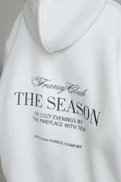Худи 03 COZY SEASON с начесом, молочный