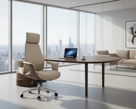 Письменный стол с тумбочкой 4793, 240х70 см