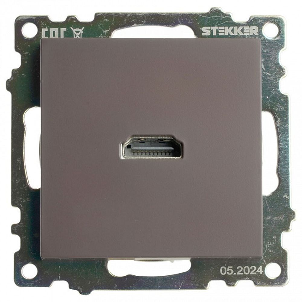 Розетка HDMI без рамки Stekker Катрин 50064