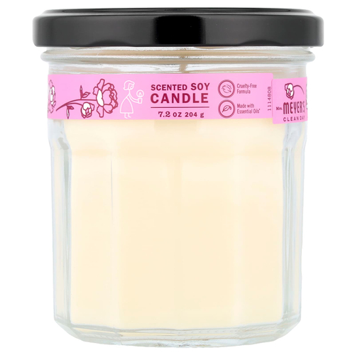 Mrs. Meyers Clean Day, Ароматическая соевая свеча, пион, 204 г (7,2 унции)