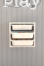 Стеллаж BEYZA подвесной - белый