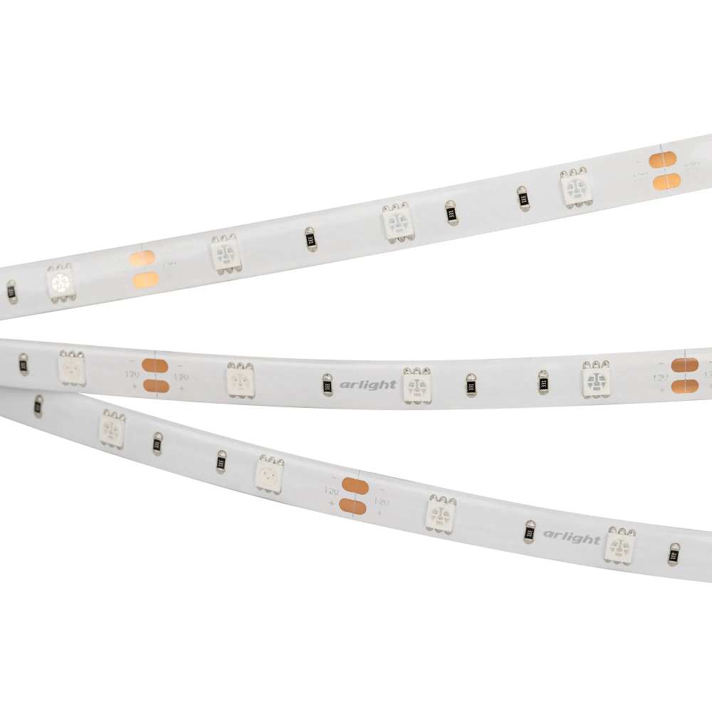 Светодиодная лента RTW 2-5000SE 12V Blue (5060, 150 LED, LUX) (Arlight, 7.2 Вт/м, IP65) 015135(1)