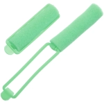 Бигуди поролоновые с зажимом 14шт,зеленые, d=15мм