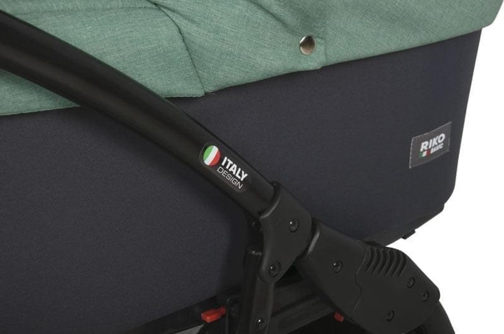 Коляска  BELLA (2 в 1) (RIKO BASIC) 03 серый-малахит