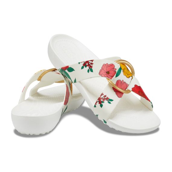 Crocs Serena 'White Floral'