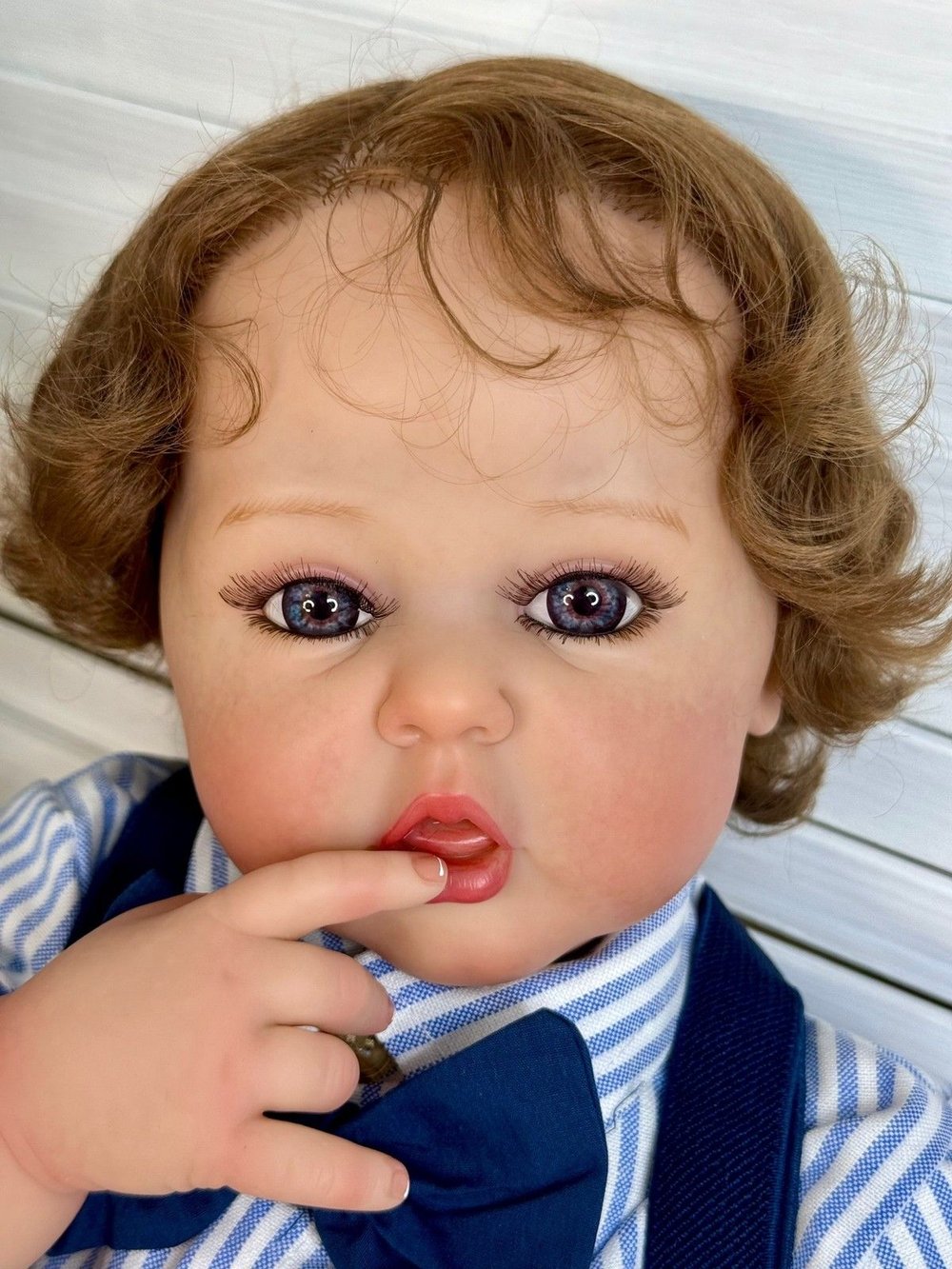 Кукла Реборн мягконабивная 60см в пакете (FA-422)