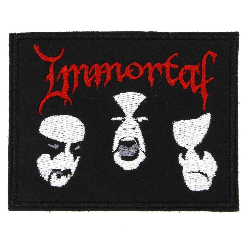 Нашивка с вышивкой группы Immortal