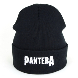 Зимняя шапка с вышивкой группы Pantera