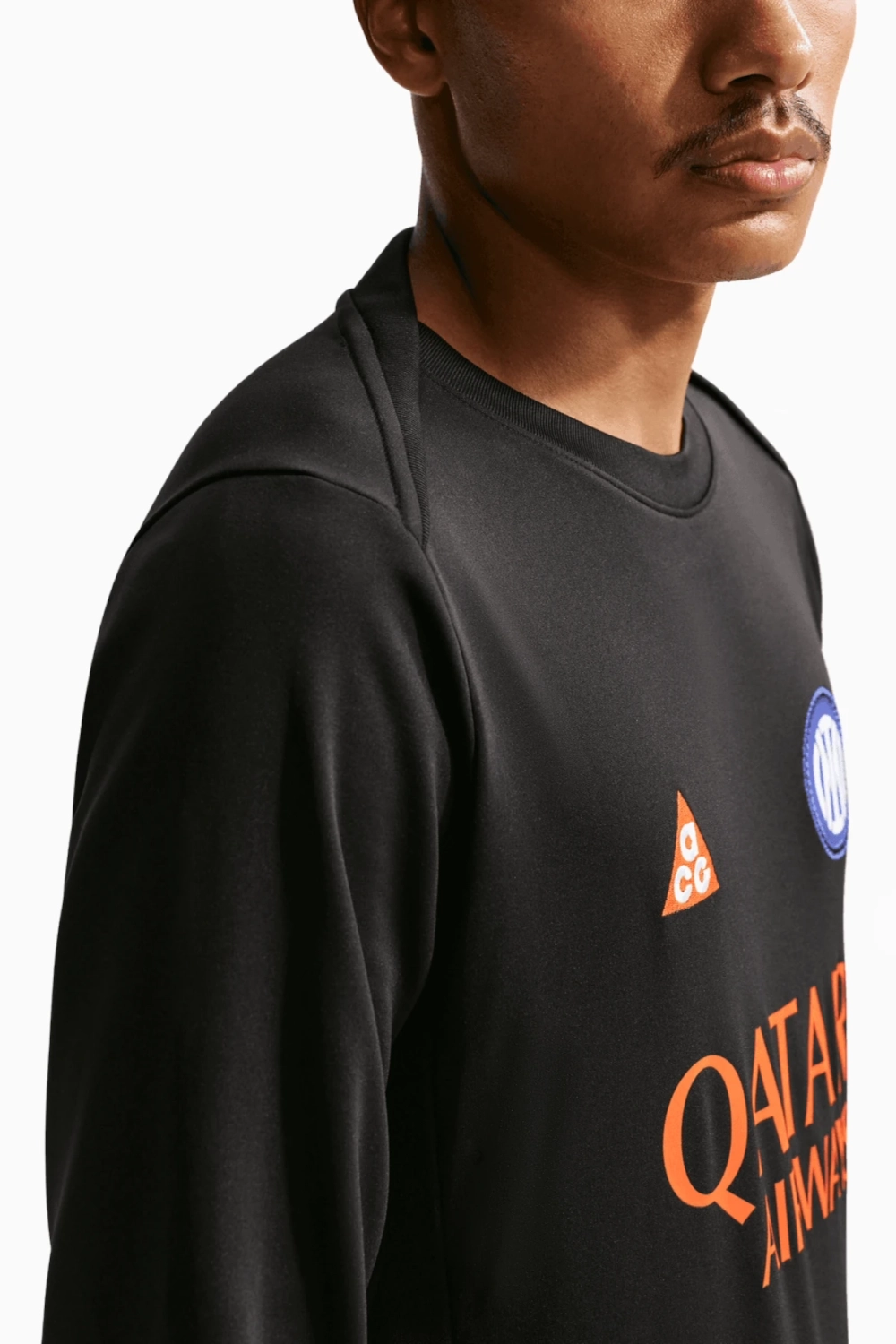 Футболка с длинными рукавами Nike Inter Milan x ACG 25/26 Academy Pro - черный