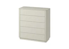 Комод Tammi 5 ящиков ширина 100 см (молочный)