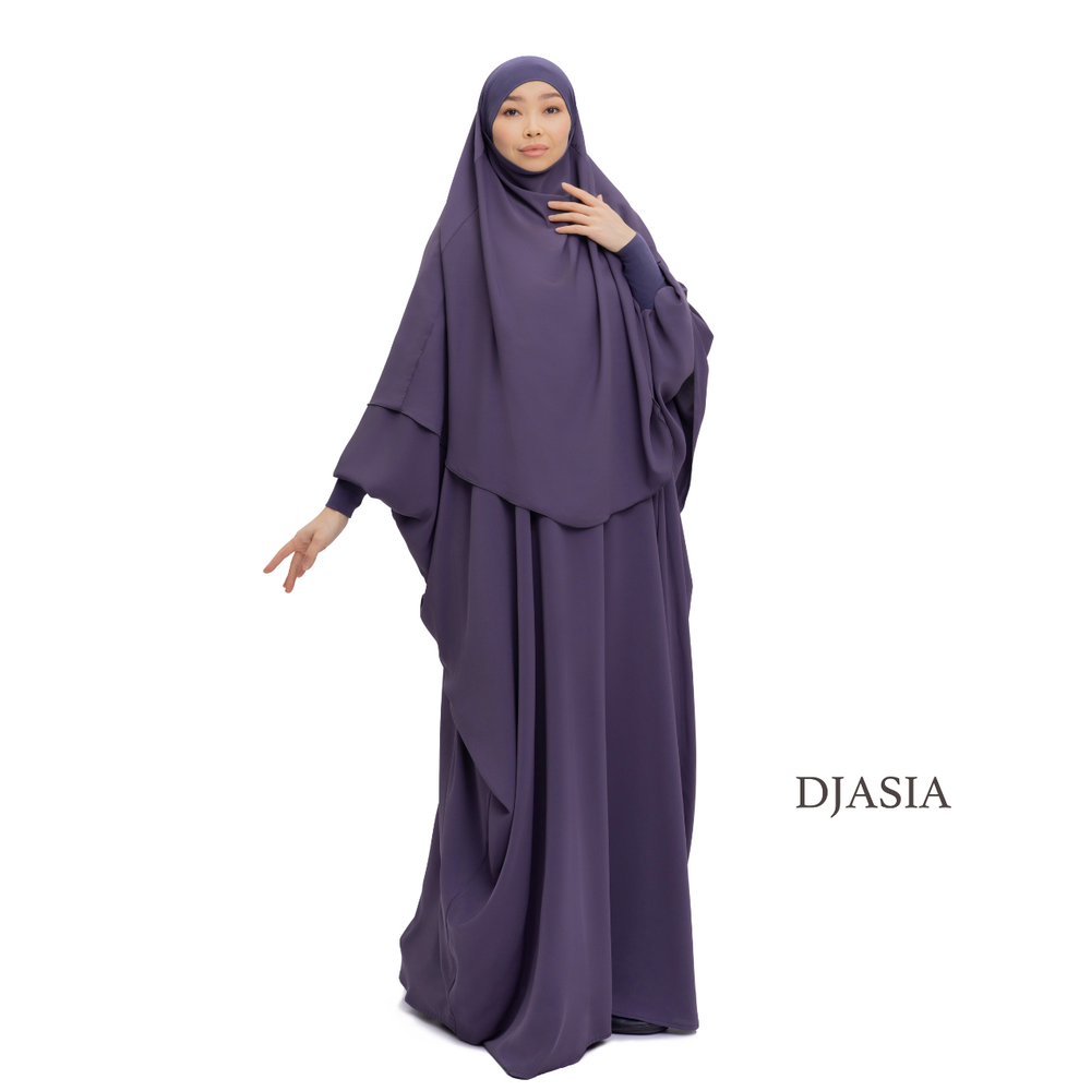 ABAYA WITH KHIMAR FROM ABAYA SILK (One size)