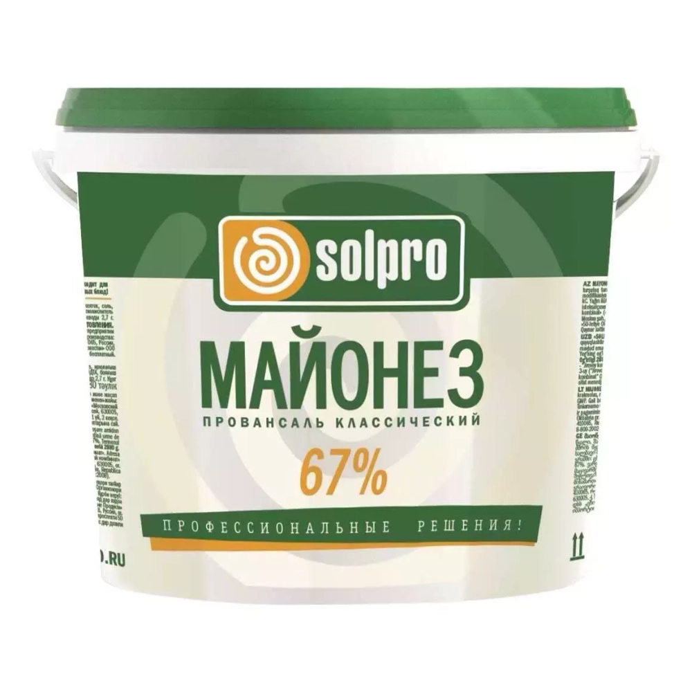 Майонез Solpro Провансаль 67% 10 кг