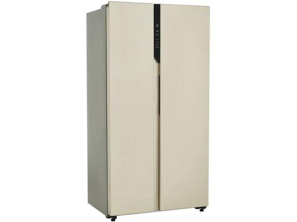 Холодильник двухкамерный Haier HRF541DG7RU Side by Side инверторный золотистый