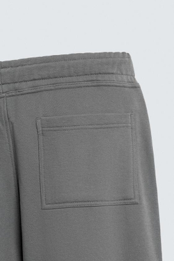 ZARA БАЗОВЫЕ БРЮКИ-ДЖОГГЕРЫ, АНТРАЦИТОВО-СЕРЫЙ