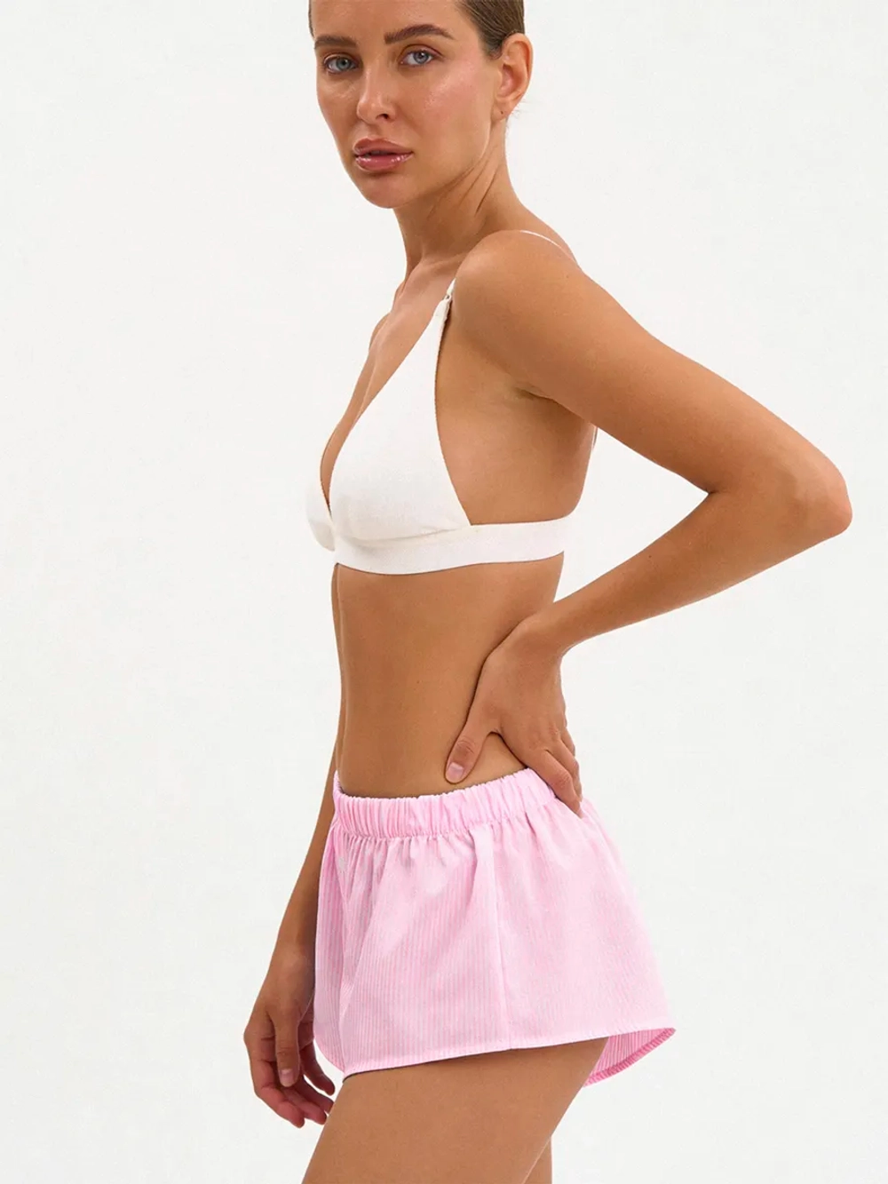 Шорты домашние укороченные