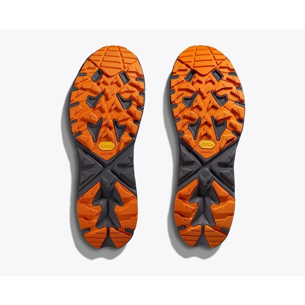 Ботинки мужские HOKA M TRAIL CODE GTX Castlerock / Persimmon Orange