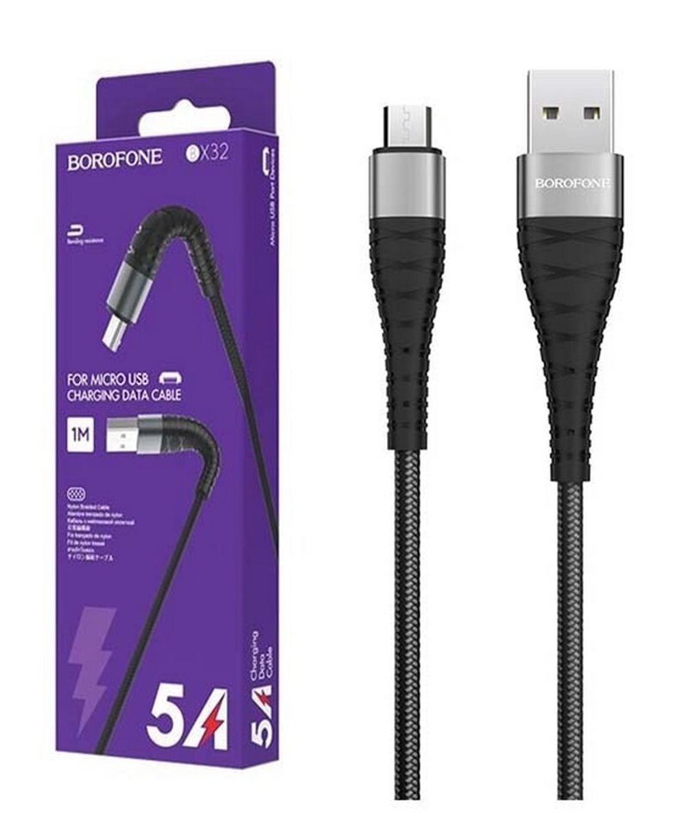 Кабель USB - Micro BOROFONE BX32 (черный) 1м