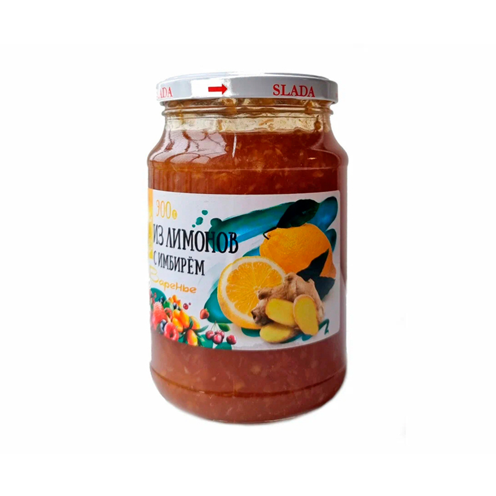 Варенье лимонно-имбирное 900 г "Слада", Беларусь