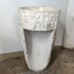 Раковина напольная из мрамора Erozy Cream MN-61496 53*53*91