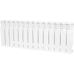 Радиатор биметаллический STOUT Space 350 - 14 секций (подключение боковое, цвет белый)