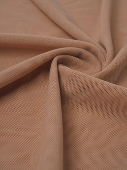 Сетка эластичная загар с розовинкой (Турция) отрезом 70х50 см