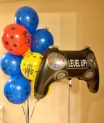 Фольгированный шар-фигура «Джойстик. LEVEL UP», 69 см