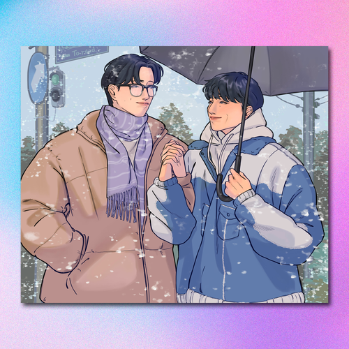 Арт принт / pepe roni / ATEEZ / Усаны #2