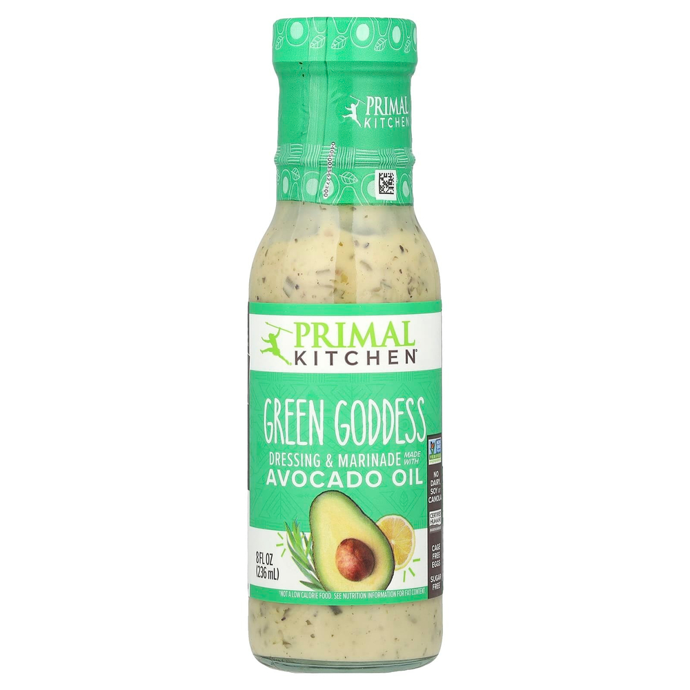 Primal Kitchen, заправка и маринад с маслом авокадо, «Зеленая богиня», 236 мл (8 жидк. унций)