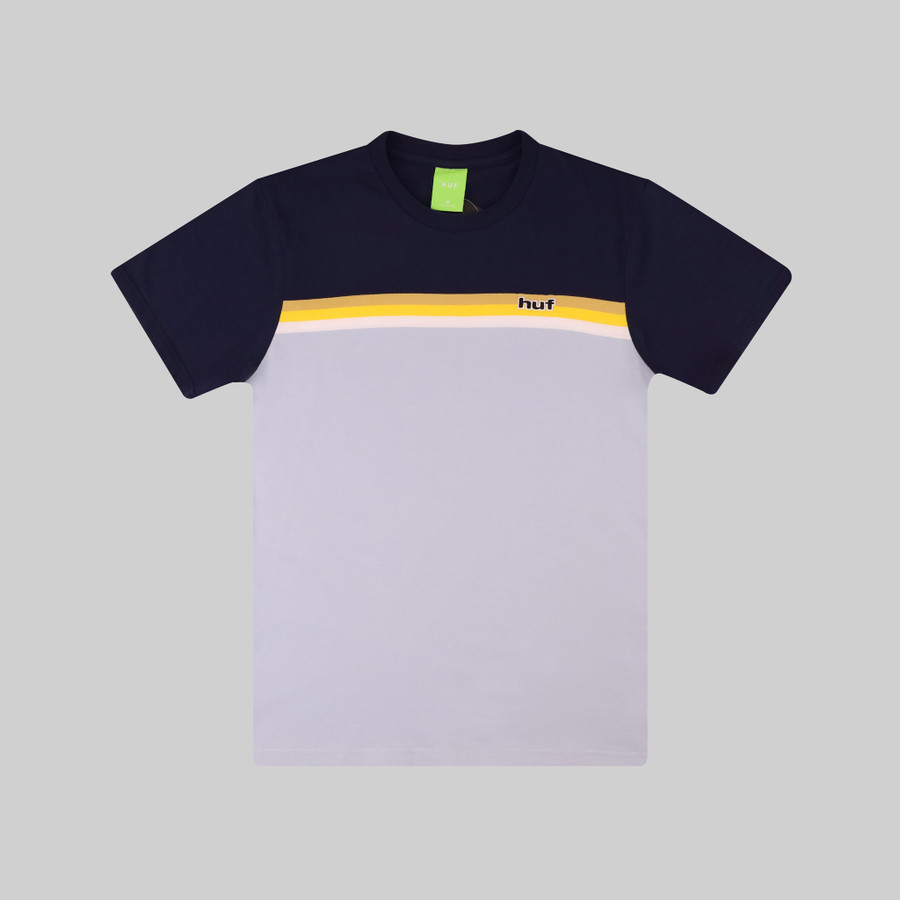 Футболка мужская HUF Lido Stripe Knit артикул:KN00346-LBLUE - купить в магазине Дайс