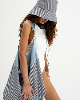 №047 Сумка двустороняя (голубой)